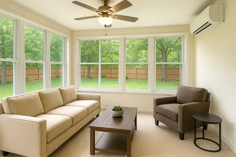 Four-Season Room with HVAC Integration