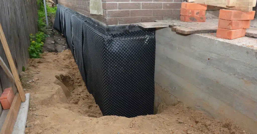basement waterproofed from the exterior
