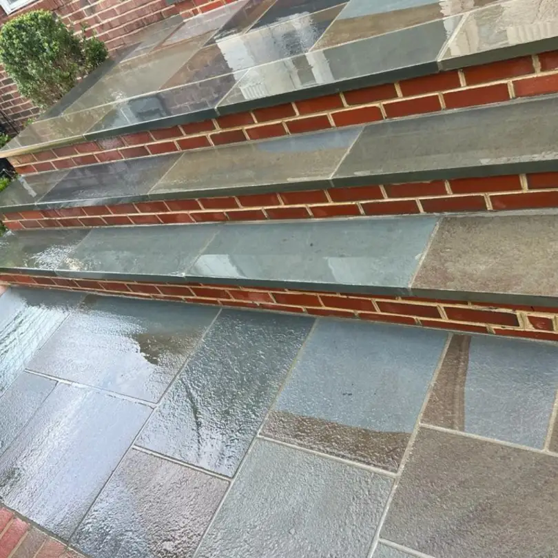 Patio and slate steps rockville maryland