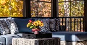 Professional sunroom vs screened porch