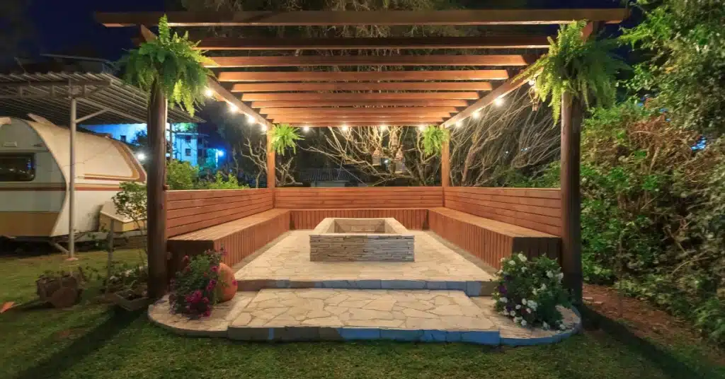 outdoor patio lighting