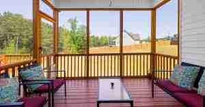 Enclosing a porch for year around living