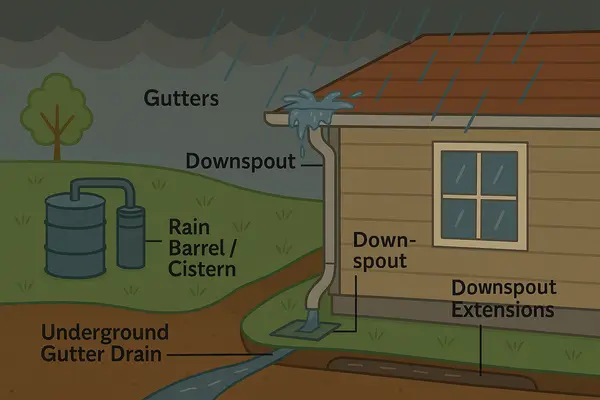 Roof drainage systems 