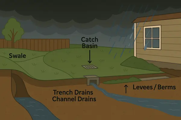 surface yard drainage systems 