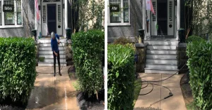 Concrete cleaning