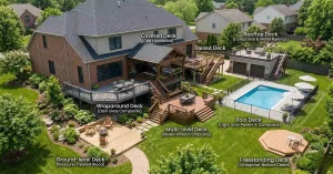 different types of deck designs