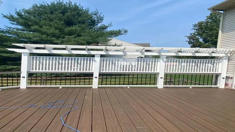 Wooden deck