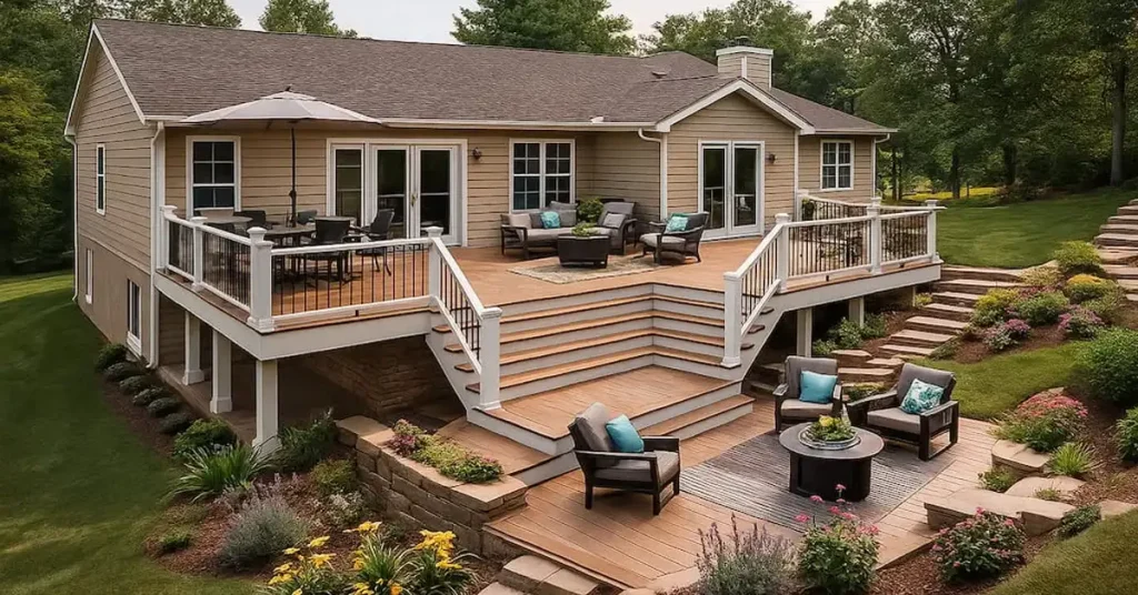 multi level deck