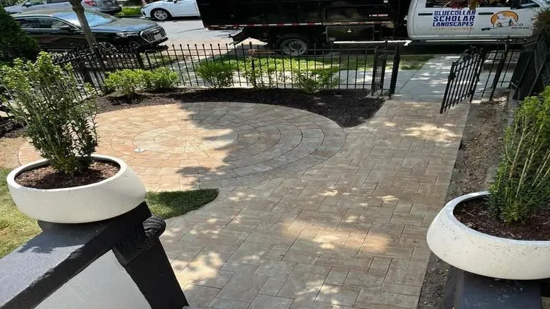 Paver walkway