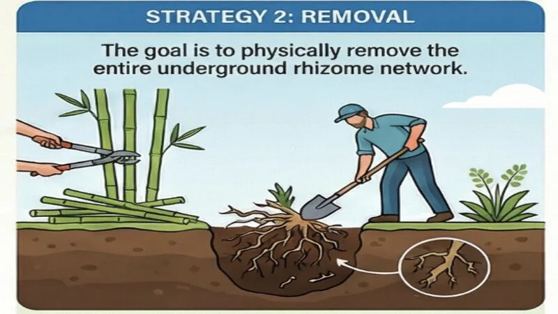 How to get rid of bamboo
