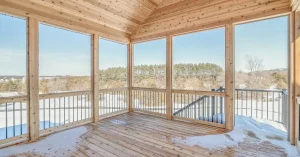 How to close in a porch