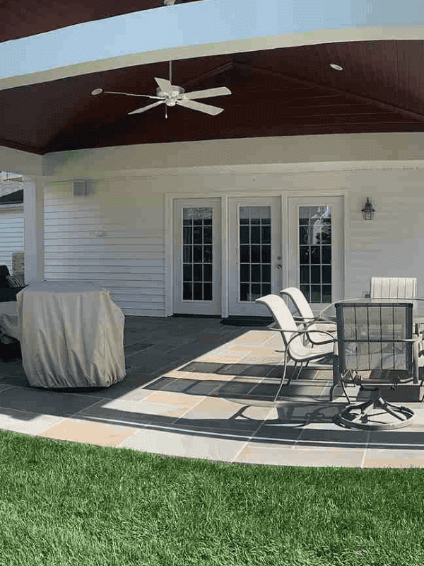 Patio construction project in Germantown MD