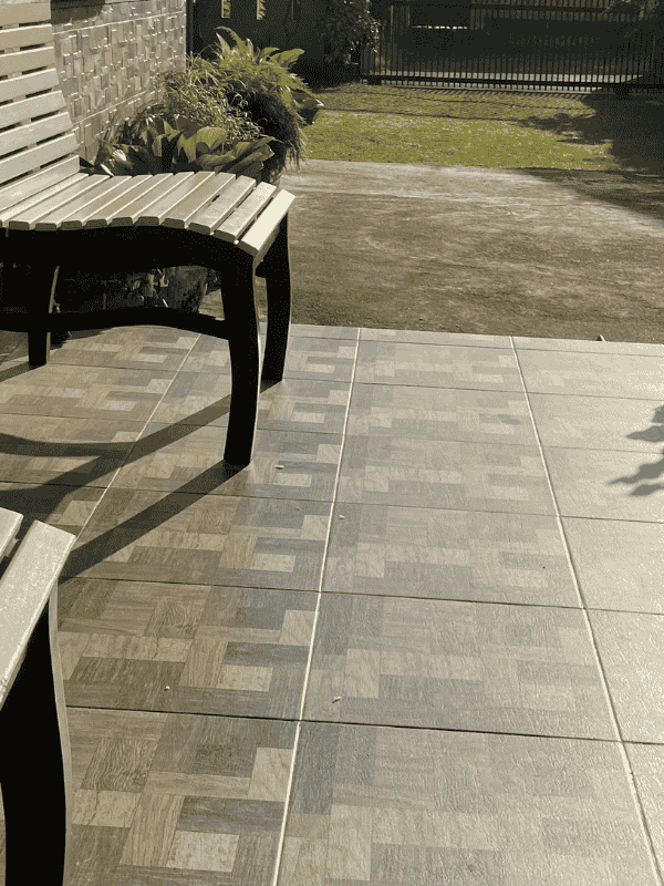 Custom patio installation in Capitol Hill DC by Blue Collar Scholars