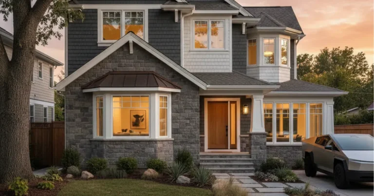 Falls Bump out addition home example