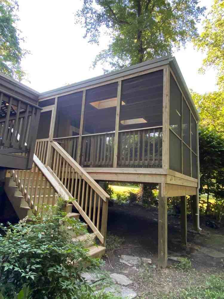 screened in porches in Rockville MD