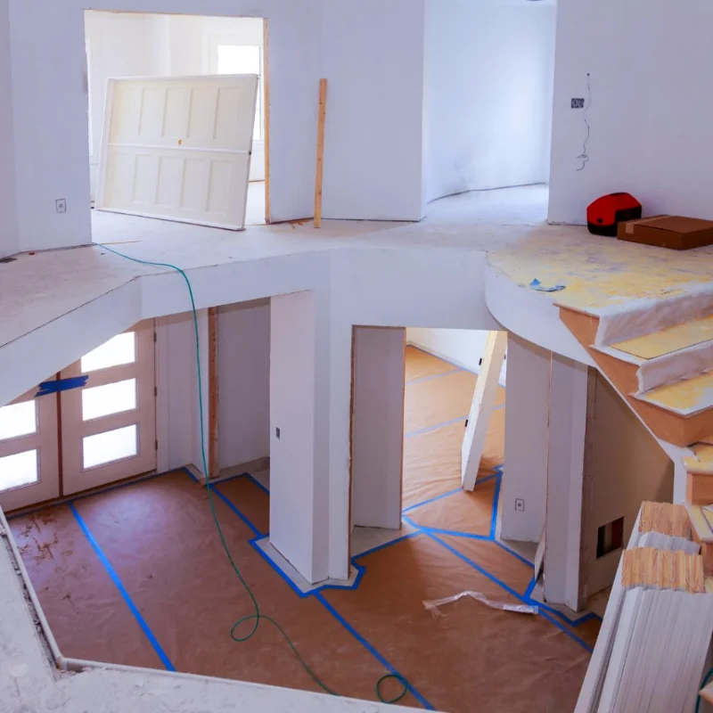 Full-scale home remodeling project in Maryland featuring a custom multi-level installation and renovation.