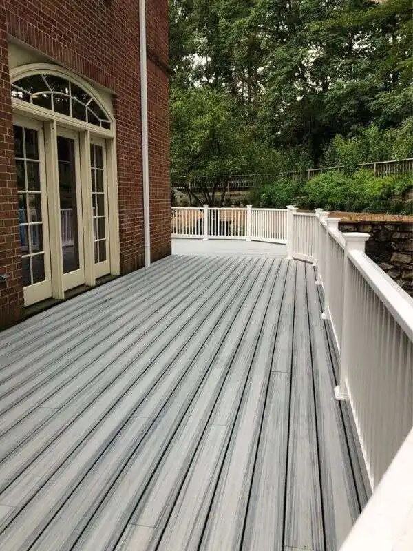 elevated composite deck